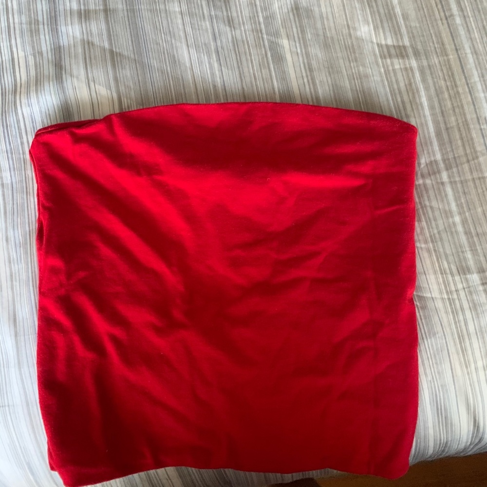 Red brandy melville tube top